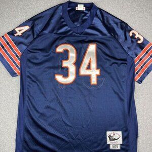 Mitchell & Ness Chicago Bears Walter Payton #34 Throwback Jersey Sewn Men 52 NFL